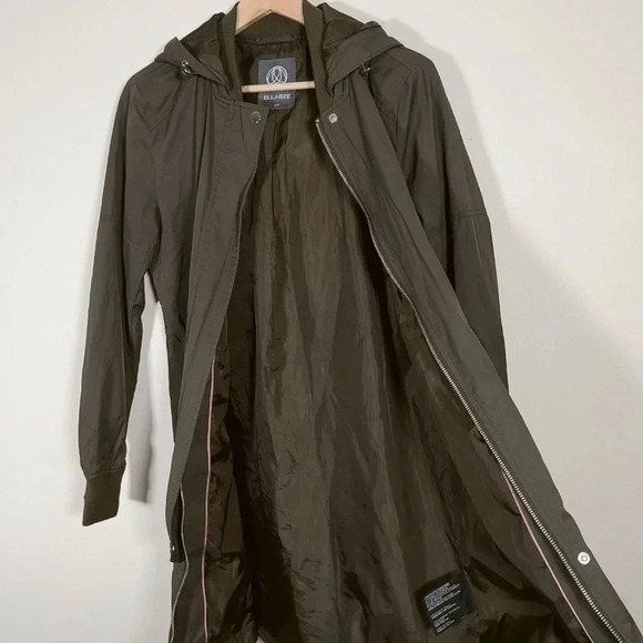 ELLABEE GREEN ARMY LONG JACKET - Picture 8 of 14